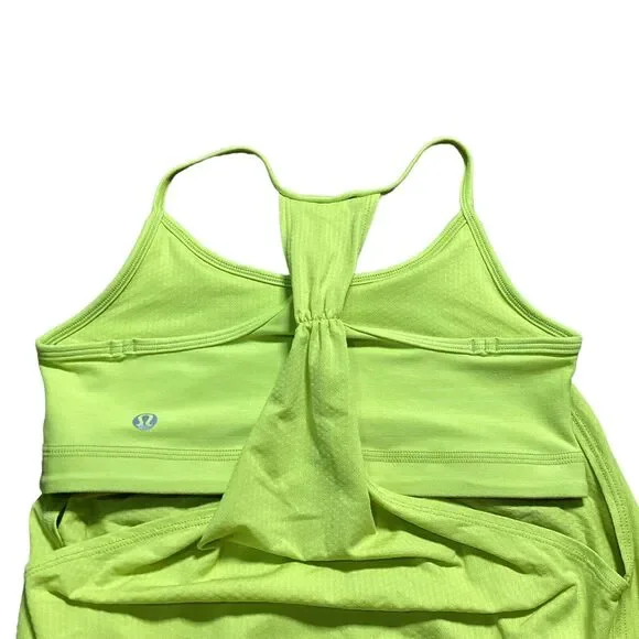 Lululemon Womens Tank Top w/ Built in Bra Loose Fit Racerback Womens Size 4 - Picture 6 of 7